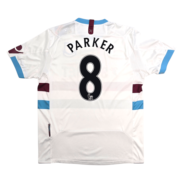 2010/12 West Ham United Away Football Shirt (XL) Macron 8 Parker - Football Finery - FF303006