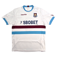 2010/12 West Ham United Away Football Shirt (XL) Macron 8 Parker - Football Finery - FF303006