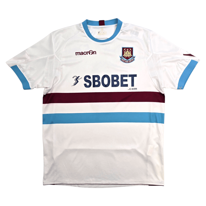 2010/12 West Ham United Away Football Shirt (XL) Macron 8 Parker - Football Finery - FF303006