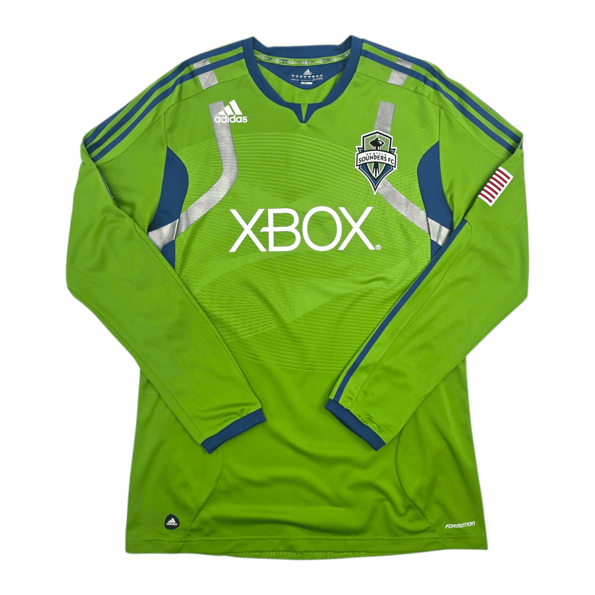 2011 Seattle Sounders Home Football Shirt (XL) Adidas - Football Finery - FF305187