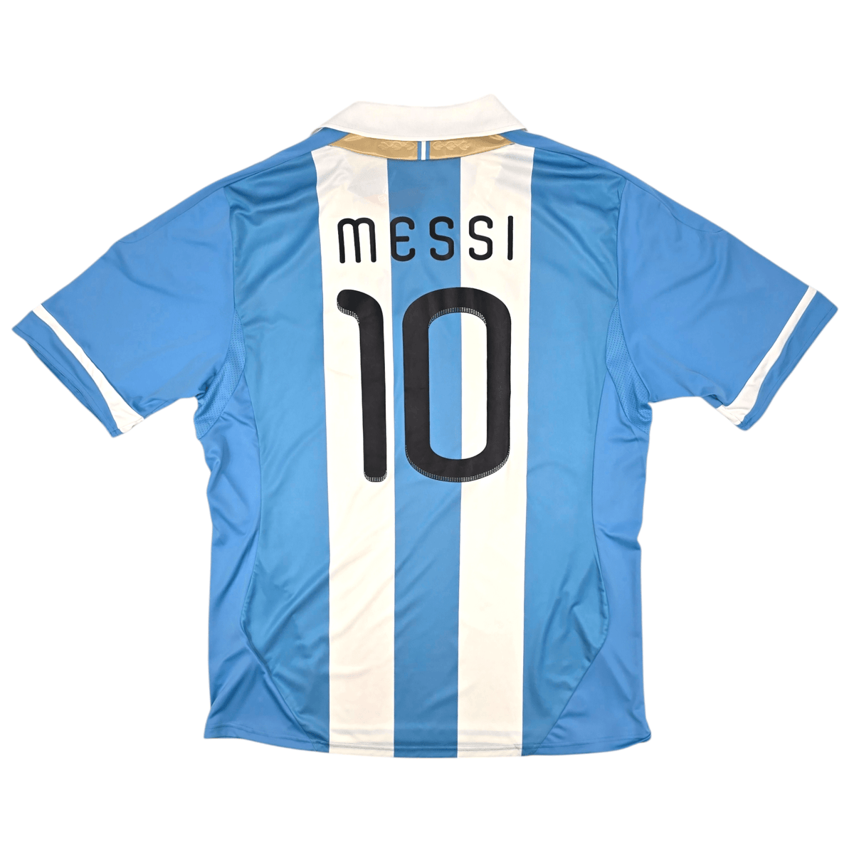 2011/12 Argentina Home Football Shirt (2XL) Adidas #10 Messi - Football Finery - FF300013