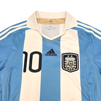 2011/12 Argentina Home Football Shirt (M) Adidas #10 Messi - Football Finery - FF204552