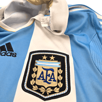 2011/12 Argentina Home Football Shirt (M) Adidas 10 Messi - Football Finery - FF302492