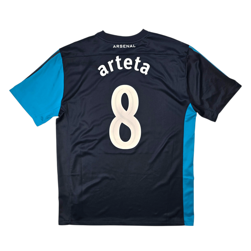 2011/12 Arsenal Away Football Shirt (L) Nike 8 Arteta - Football Finery - FF302892