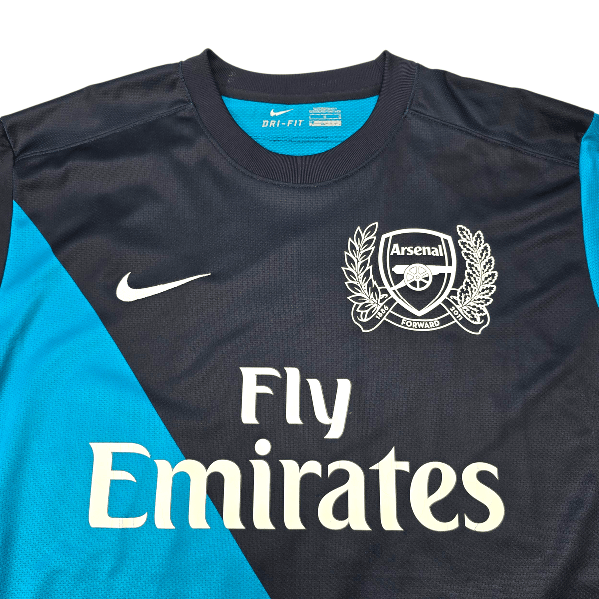 2011/12 Arsenal Away Football Shirt (L) Nike 8 Arteta - Football Finery - FF302892
