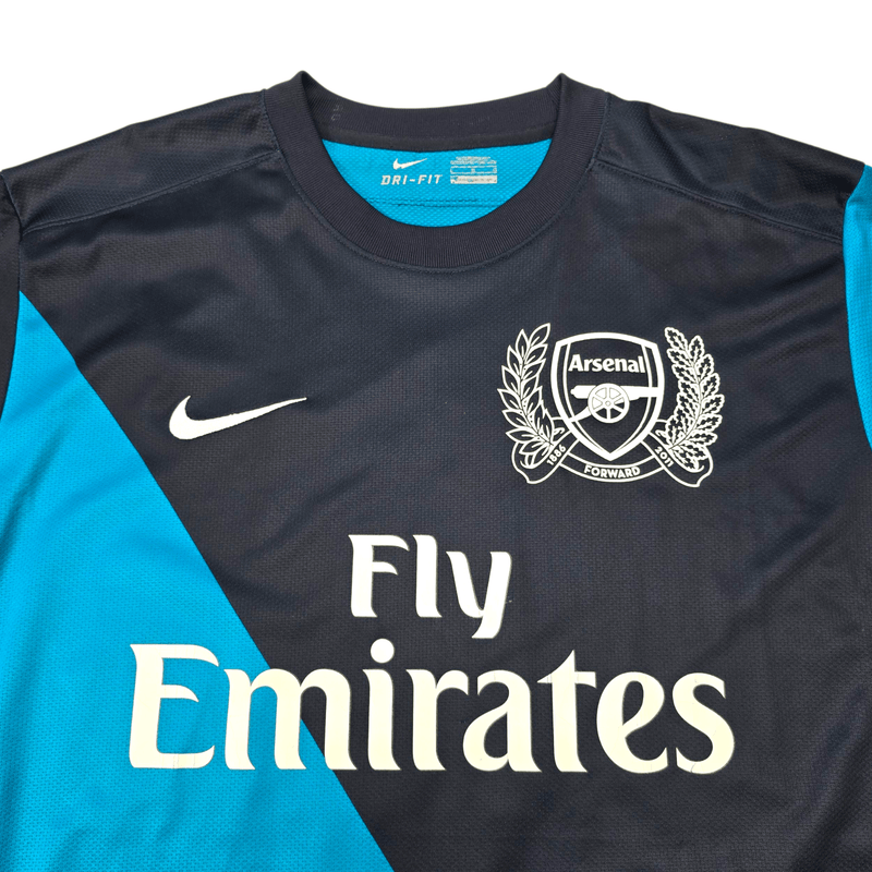 2011/12 Arsenal Away Football Shirt (L) Nike 8 Arteta - Football Finery - FF302892