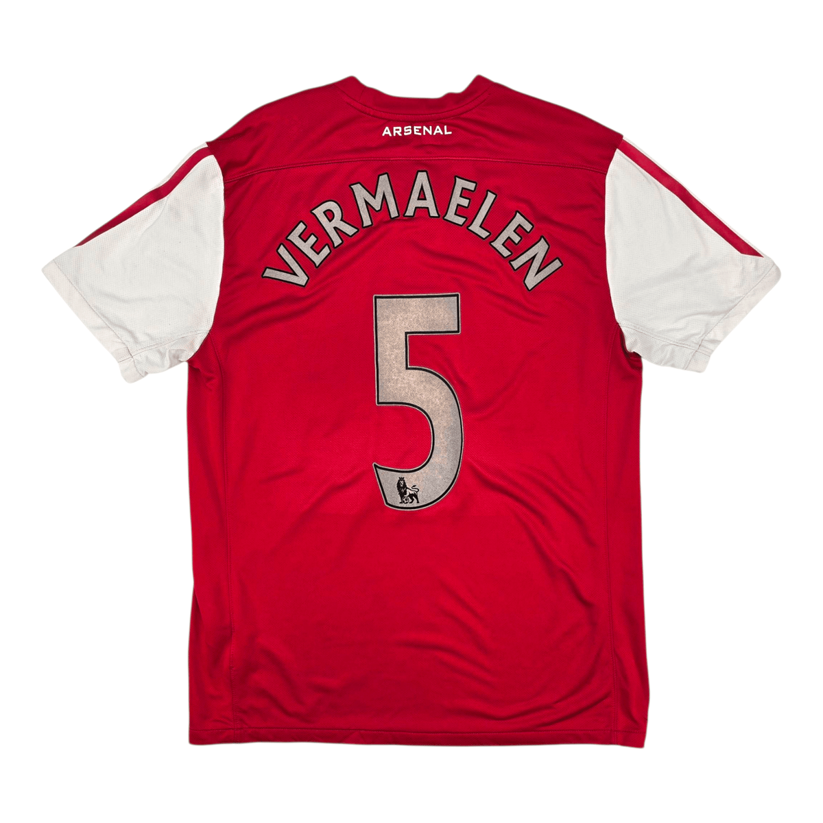 2011/12 Arsenal Home Football Shirt (L) Nike 5 Vermaelen - Football Finery - FF302432