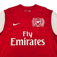 2011/12 Arsenal Home Football Shirt (L) Nike 5 Vermaelen - Football Finery - FF302432