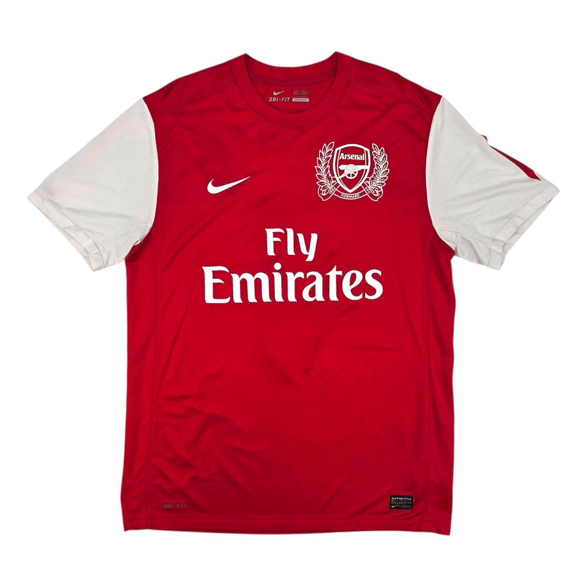2011/12 Arsenal Home Football Shirt (L) Nike 5 Vermaelen - Football Finery - FF302432