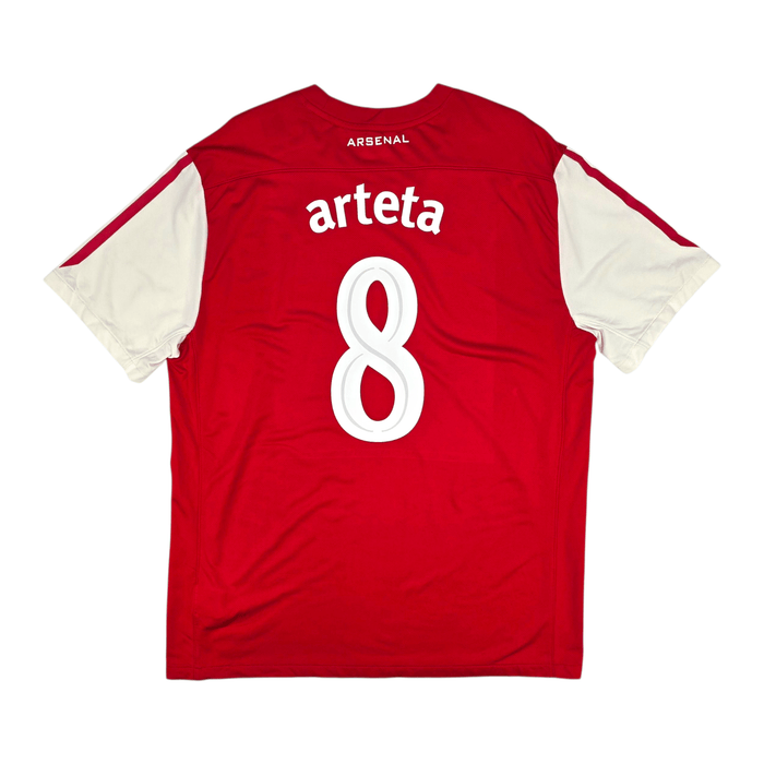2011/12 Arsenal Home Football Shirt (L) Nike 8 Arteta - Football Finery - FF301235