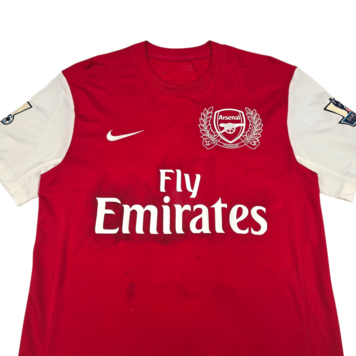 2011/12 Arsenal Home Football Shirt (M) Nike 19 Wilshere - Football Finery - FF303291
