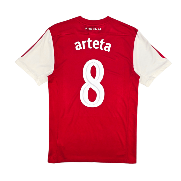 2011/12 Arsenal Home Football Shirt (M) Nike 8 Arteta - Football Finery - FF302731