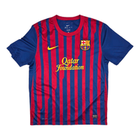2011/12 Barcelona Home Football Shirt (L) Nike 10 Messi - Football Finery - FF301906