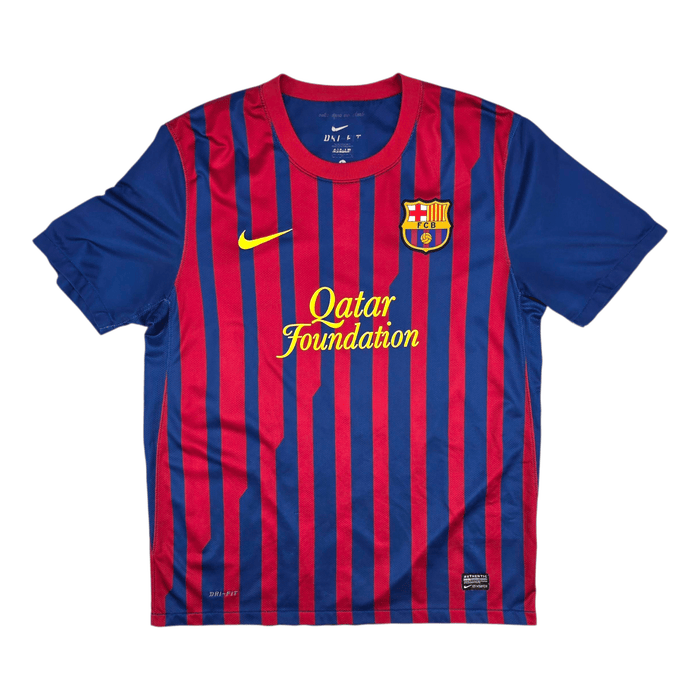 2011/12 Barcelona Home Football Shirt (L) Nike 10 Messi - Football Finery - FF301906