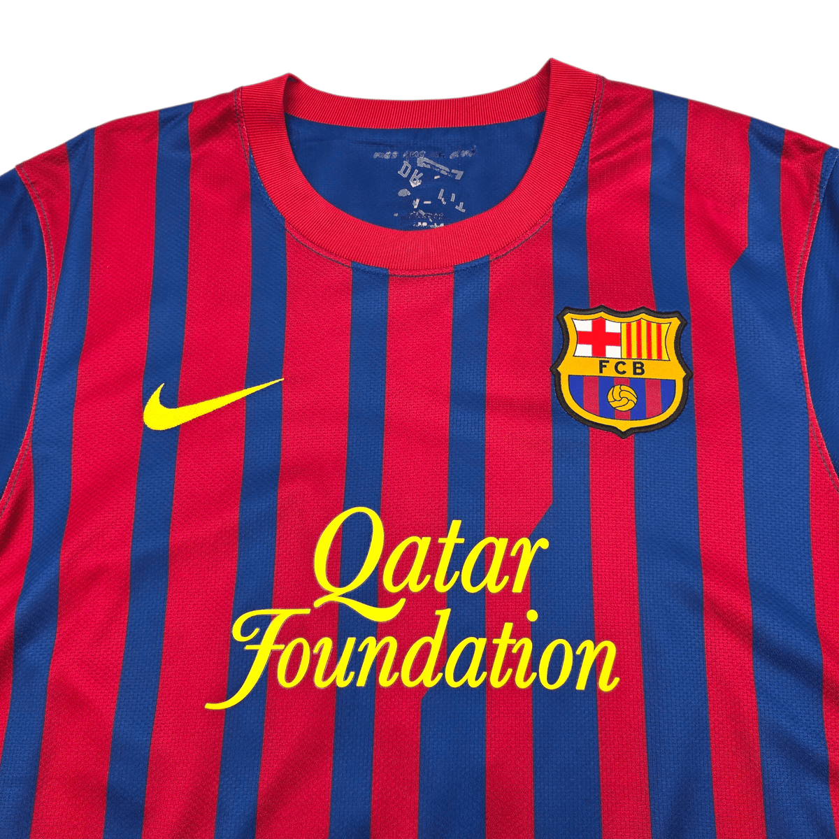 2011/12 Barcelona Home Football Shirt (M) Nike 8 A.Iniesta - Football Finery - FF303483