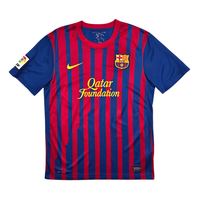 2011/12 Barcelona Home Football Shirt (M) Nike 8 A.Iniesta - Football Finery - FF303483