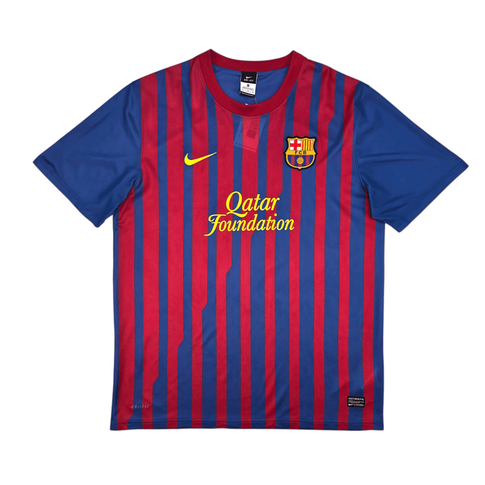 2011/12 Barcelona Home Football Shirt (XL) Nike (Basic) - Football Finery - FF303061