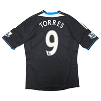 2011/12 Chelsea Away Football Shirt (L) Adidas 9 Torres - Football Finery - FF302310