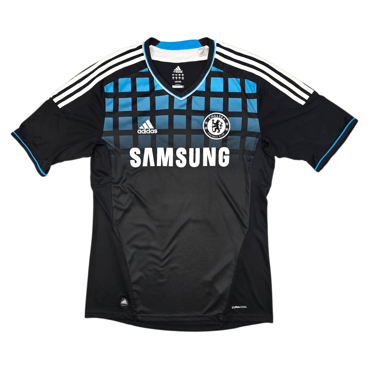 2011/12 Chelsea Away Football Shirt (M) Adidas 15 Malouda - Football Finery - FF302536