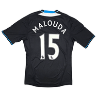 2011/12 Chelsea Away Football Shirt (M) Adidas 15 Malouda - Football Finery - FF302536