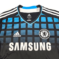 2011/12 Chelsea Away Football Shirt (M) Adidas 15 Malouda - Football Finery - FF302536