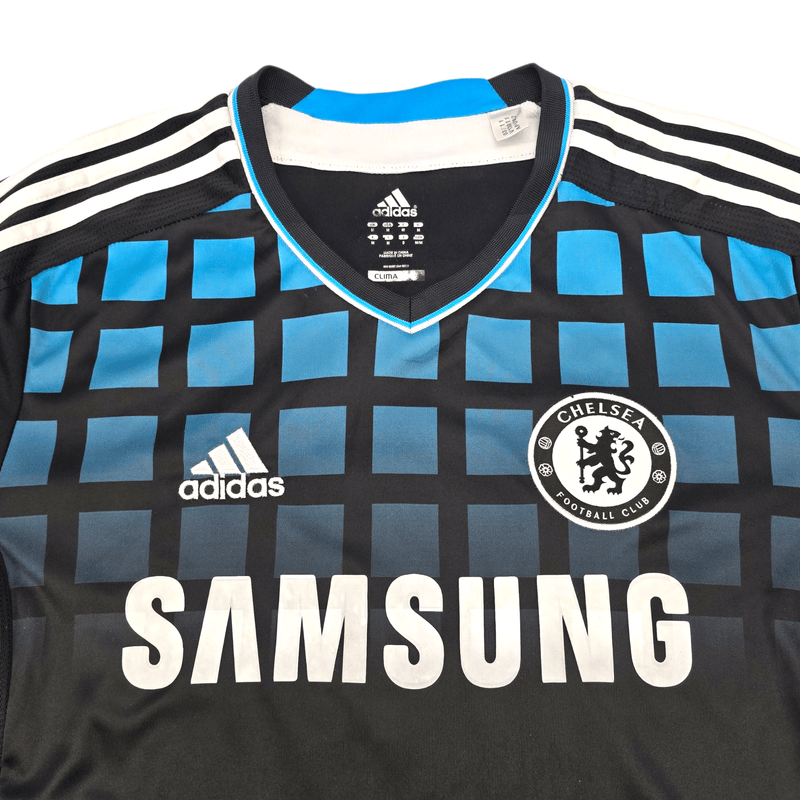 2011/12 Chelsea Away Football Shirt (M) Adidas 15 Malouda - Football Finery - FF302536