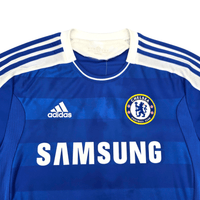 2011/12 Chelsea Home Football Shirt (M) Adidas 10 Mata - Football Finery - FF302314