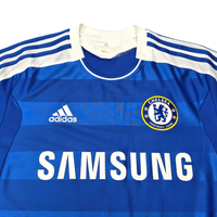 2011/12 Chelsea Home Football Shirt (M) Adidas 11 Drogba - Football Finery - FF302894