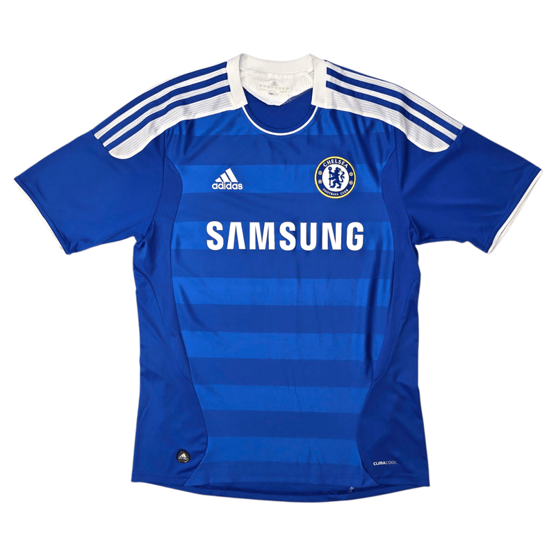 2011/12 Chelsea Home Football Shirt (M) Adidas 11 Drogba - Football Finery - FF302894