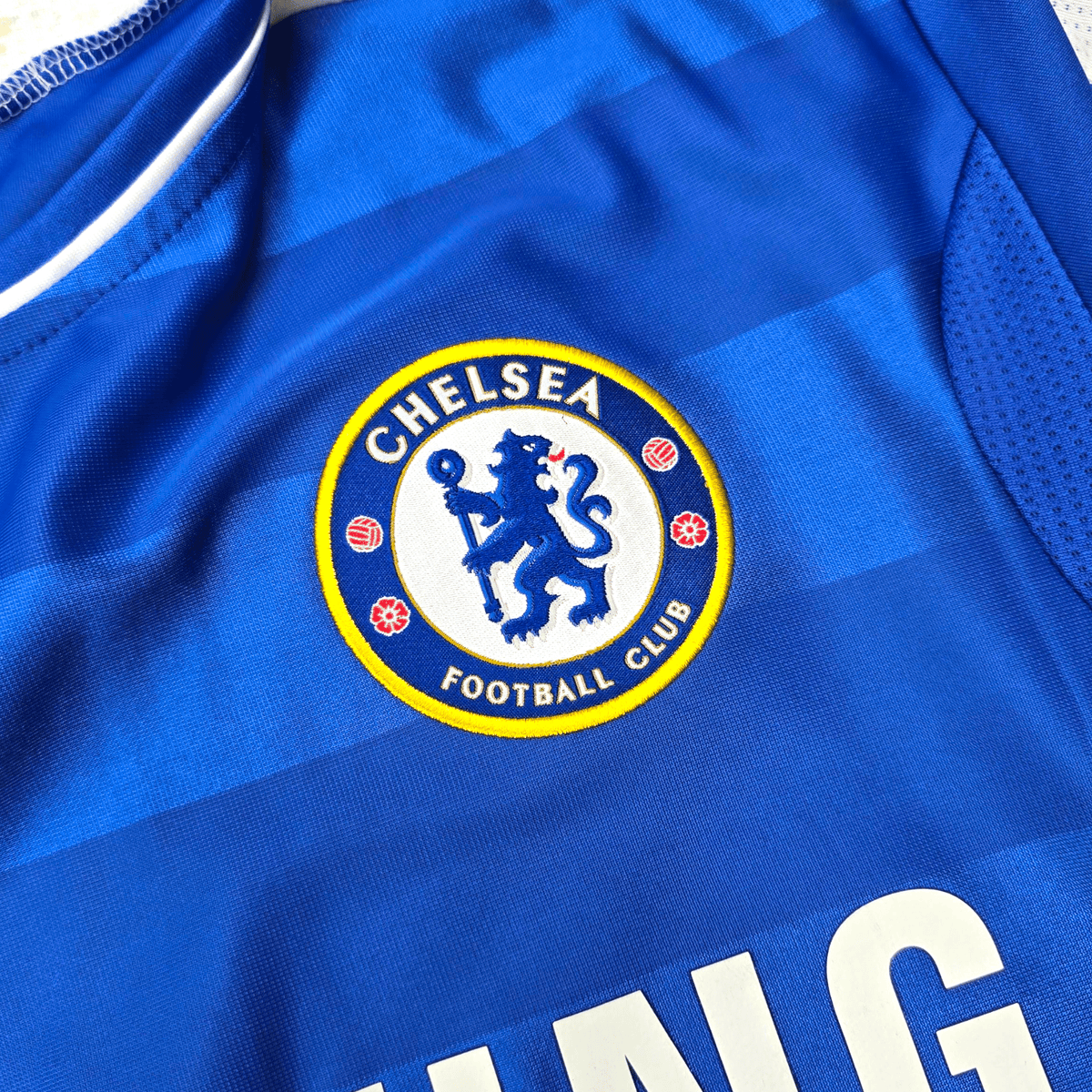 2011/12 Chelsea Home Football Shirt (M) Adidas 11 Drogba - Football Finery - FF302894