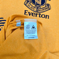 2011/12 Everton Away Football Shirt (2XL) Le Coq Sportif 7 Jelavic - Football Finery - FF300669