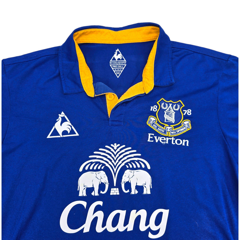 2011/12 Everton Home Football Shirt (M) Le Coq Sportif #8 Saha - Football Finery - FF204453