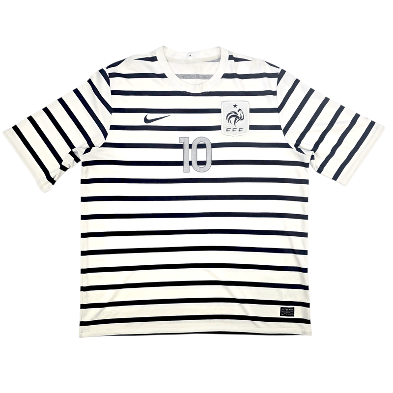 2011/12 France Away Football Shirt (2XL) Nike 10 Benzema - Football Finery - FF302876