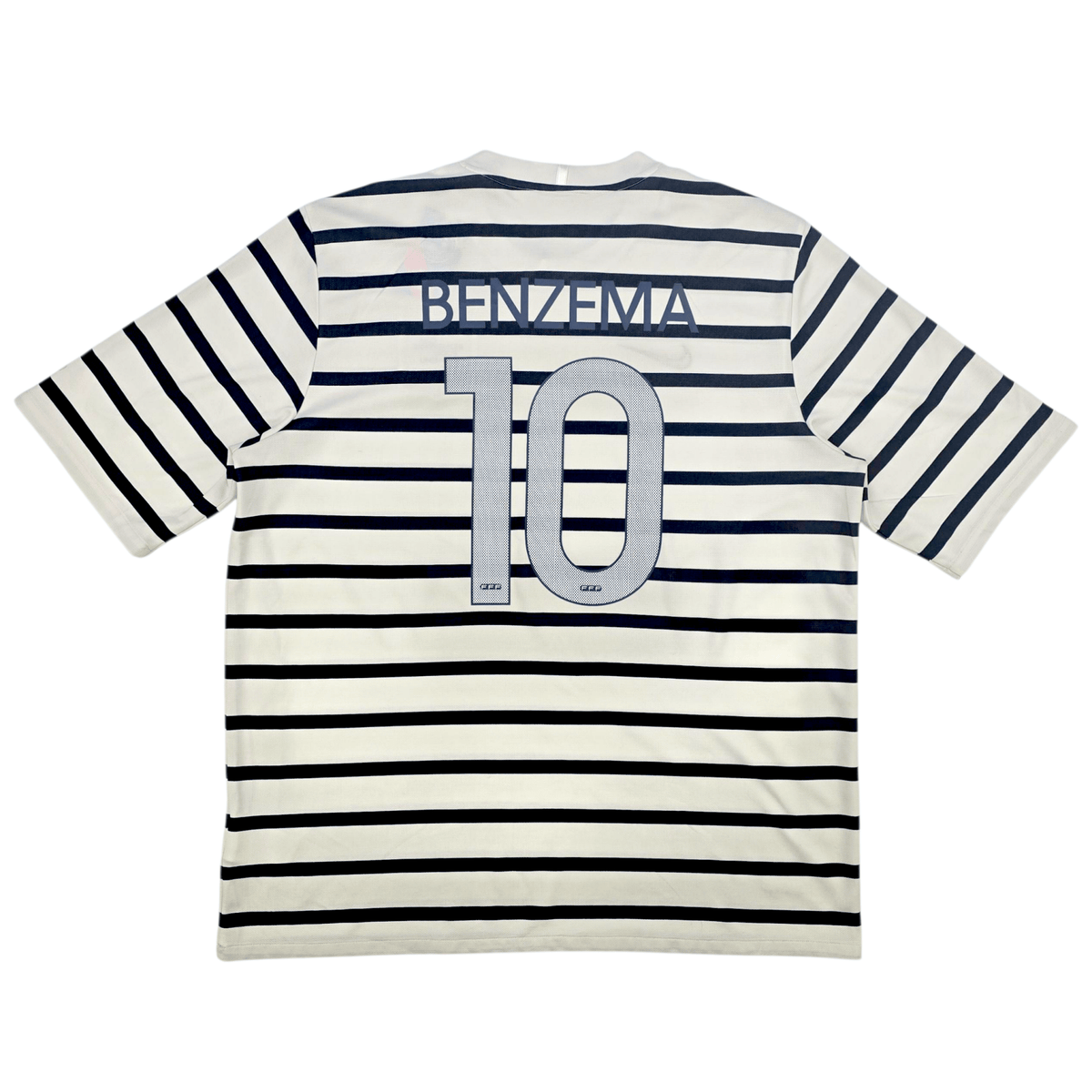 2011/12 France Away Football Shirt (2XL) Nike 10 Benzema - Football Finery - FF302876