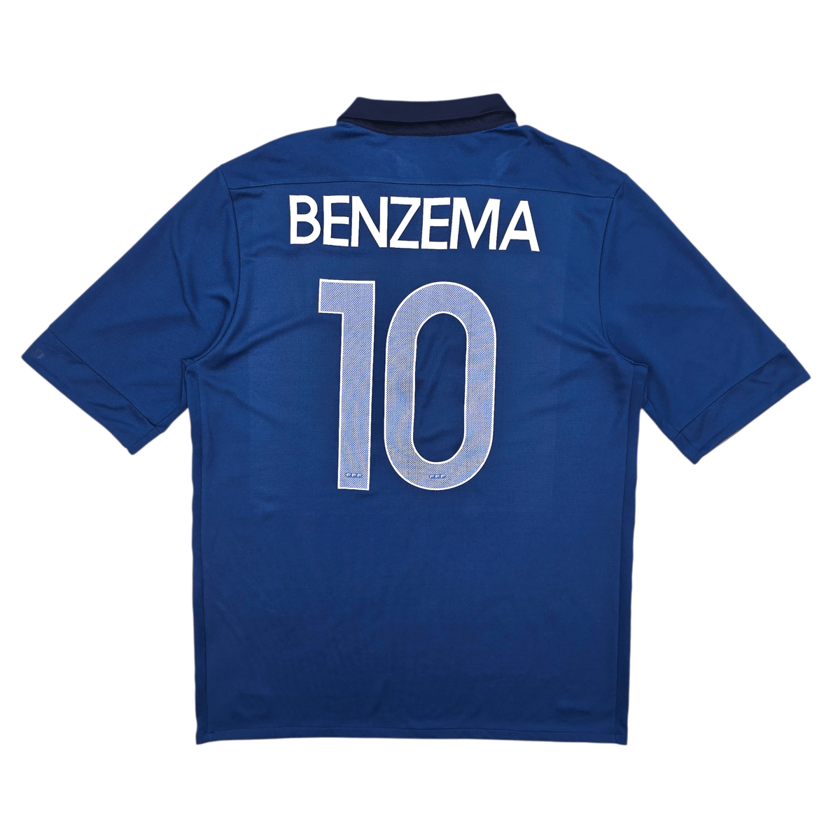 2011/12 France Home Football Shirt (L) Nike 10 Benzema - Football Finery - FF302949