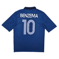 2011/12 France Home Football Shirt (L) Nike 10 Benzema - Football Finery - FF302949