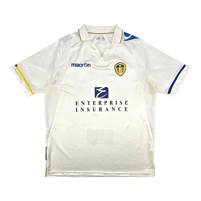 2011/12 Leeds United Home Football Shirt (L) Macron 23 Snodgrass - Football Finery - FF303197