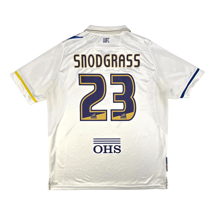 2011/12 Leeds United Home Football Shirt (L) Macron 23 Snodgrass - Football Finery - FF303197