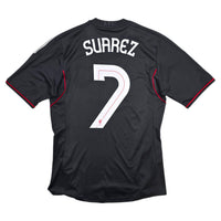 2011/12 Liverpool Away Football Shirt (S) Adidas 7 Suarez - Football Finery - FF304418