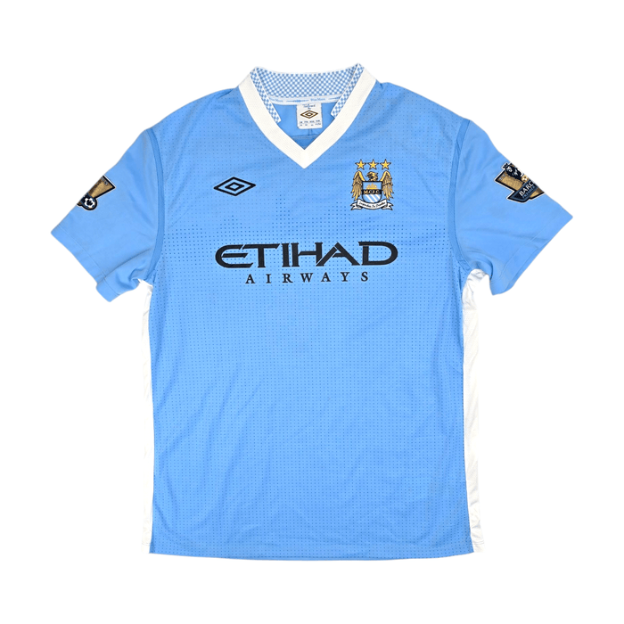 2011/12 Manchester City Home Football Shirt (XL) Umbro #12 Champions (BNWTs) - Football Finery - FF300182