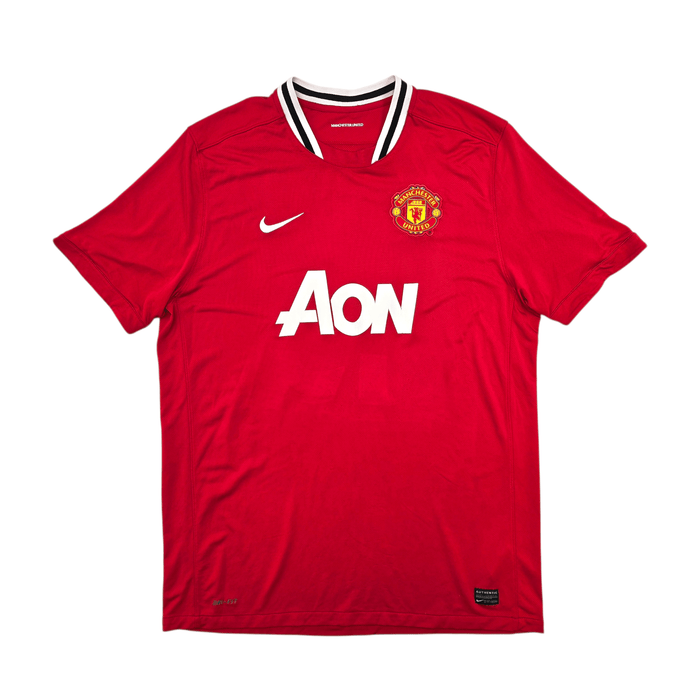 2011/12 Manchester United Home Football Shirt (2XL) Nike 13 J.S.Park - Football Finery - FF303430