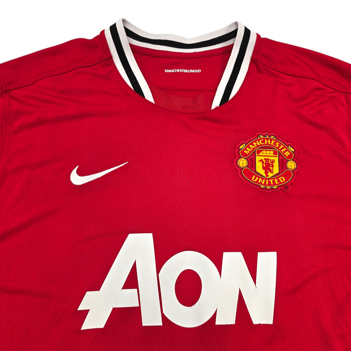2011/12 Manchester United Home Football Shirt (2XL) Nike 13 J.S.Park - Football Finery - FF303430
