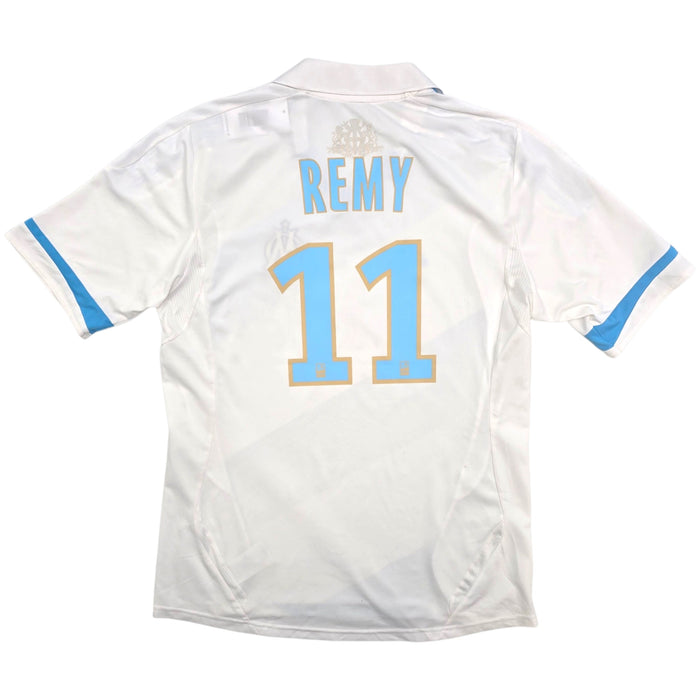 2011/12 Olympique Marseille Home Football Shirt (L) Adidas 11 Remy - Football Finery - FF306685