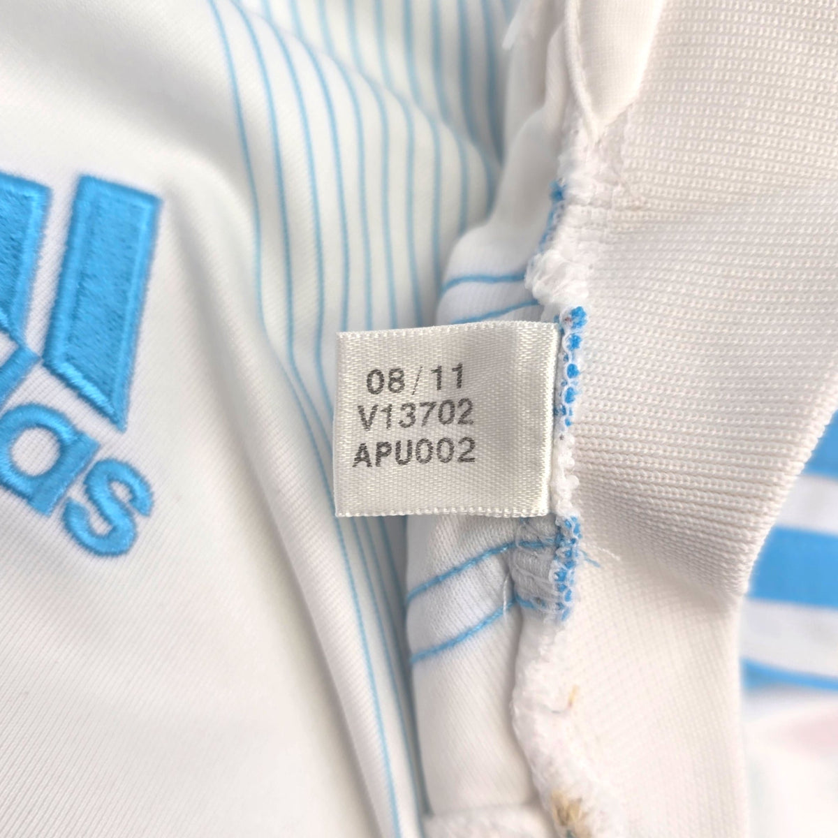 2011/12 Olympique Marseille Home Football Shirt (L) Adidas 11 Remy - Football Finery - FF306685