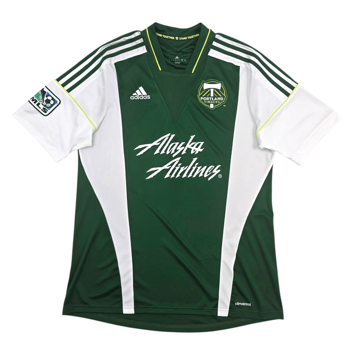 2011/12 Portland Timbers Home Football Shirt (L) Adidas - Football Finery - FF305173