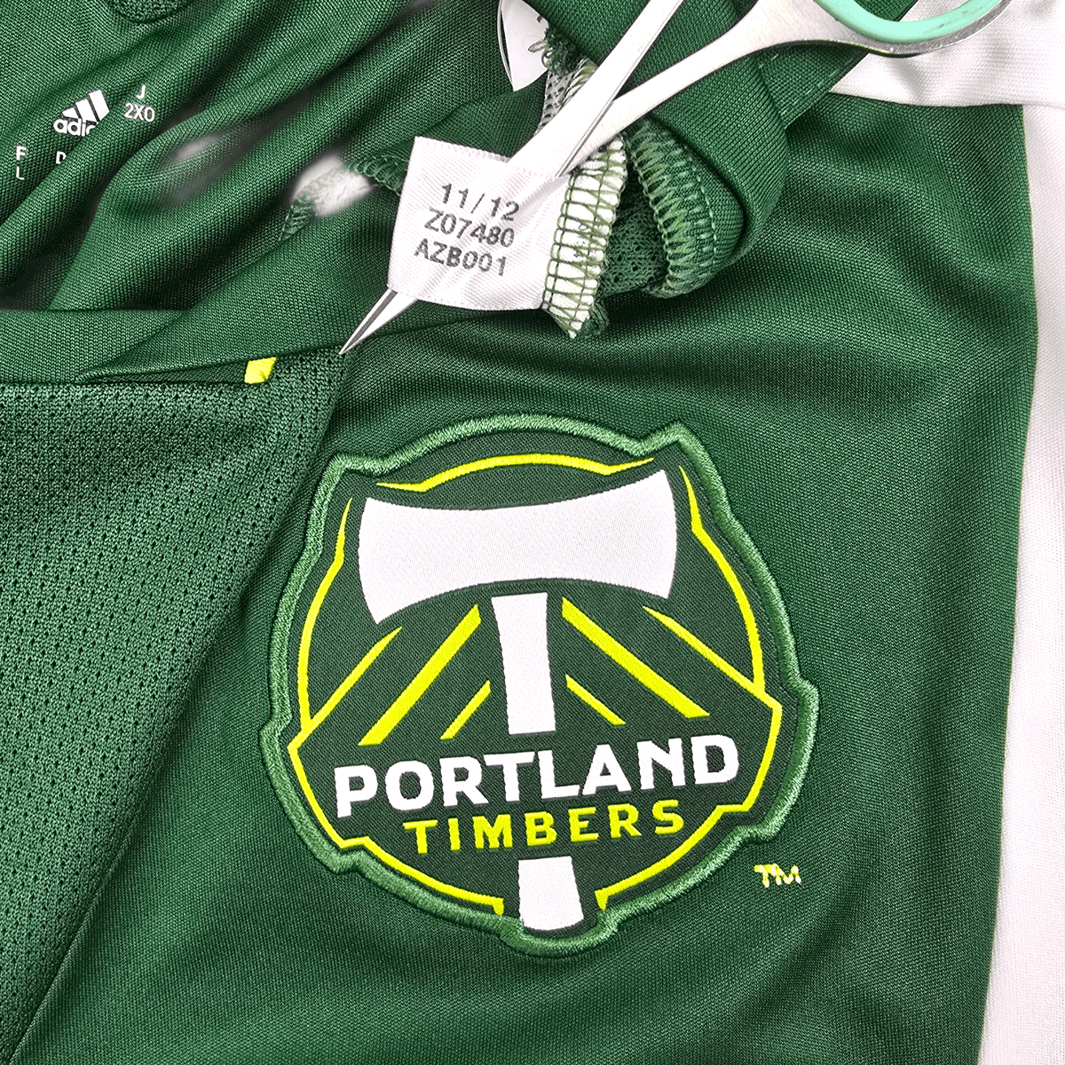 2011/12 Portland Timbers Home Football Shirt (L) Adidas - Football Finery - FF305173