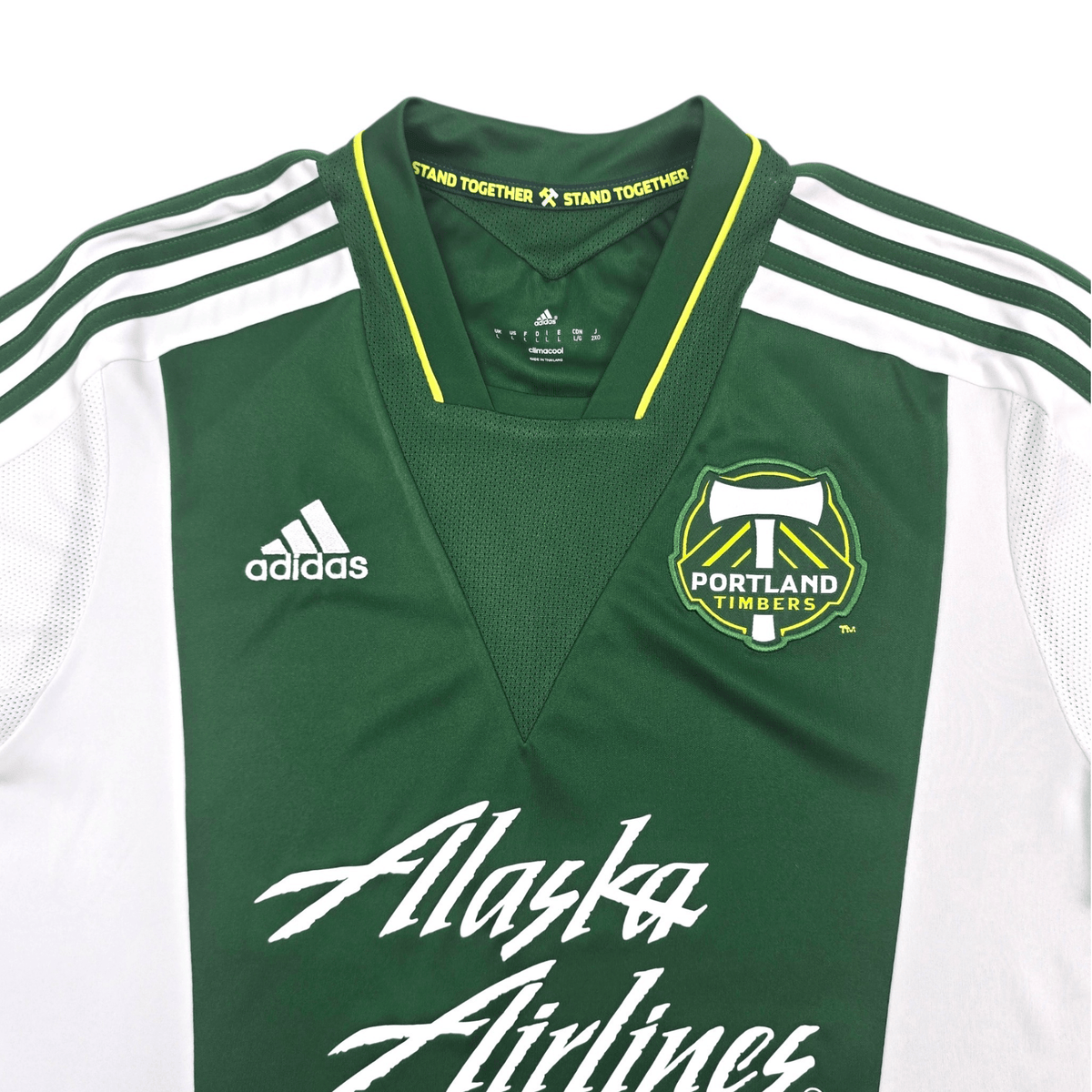 2011/12 Portland Timbers Home Football Shirt (L) Adidas - Football Finery - FF305173