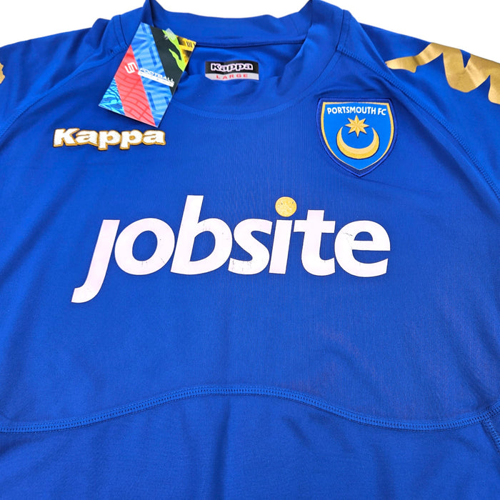 2011/12 Portsmouth Home Football Shirt (L) Kappa - Football Finery - FF203452