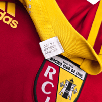 2011/12 RC Lens Home Football Shirt (L) Adidas (Player Issue) - Football Finery - FF304062