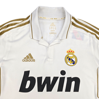 2011/12 Real Madrid Home Football Shirt (S) Adidas 7 Ronaldo - Football Finery - FF302461